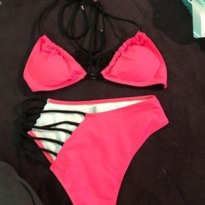 sexy high wasted swim suit